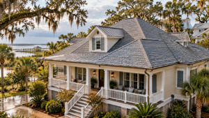 Coastal Southern Home by the Marsh